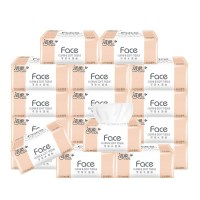 洁柔抽纸Face百花香味抽纸135抽大码L码餐巾纸实惠装家庭装面巾纸 12包