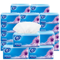 维达抽纸超韧家用纸巾3层130抽原生木浆卫生餐巾纸婴儿面巾纸24包