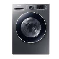 三星(SAMSUNG)WD90M4473JX/SC 9公斤大容量 洗烘干一体15分钟快洗 节能智能变频滚筒洗衣机 钛晶灰
