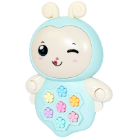 [六一儿童节]儿童早教故事机指尖一岁宝宝玩具抖音同款婴儿1-3岁指尖桌面 大号小蜜蜂早教机]音乐+灯光+故事+打地鼠游戏