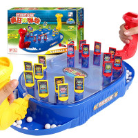 盛星 疯狂贪吃青蛙吃豆玩具大号趣味亲子互动桌面游戏儿童 疯狂的弹珠[双人对战]