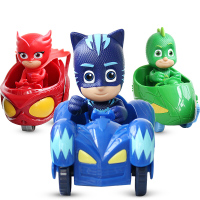 睡衣小英雄玩具蒙面睡衣侠儿童玩具蒙面超人侠儿童节玩具 专属车3款全套