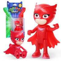 睡衣小英雄玩具蒙面睡衣侠儿童玩具蒙面超人侠儿童节玩具 可动人偶-猫头鹰女