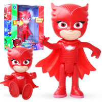 睡衣小英雄玩具蒙面睡衣侠儿童玩具蒙面超人侠儿童节玩具 声光人偶-猫头鹰女