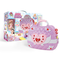 乐吉儿洋娃娃套装过家家玩具屋礼盒魔法包包迷你厨房房间女孩玩具 魔法包-迷你房间A039