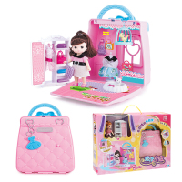 小学者洋娃娃玩具套装儿童过家家魔法城堡女孩提包屋礼盒生日 魔法小店