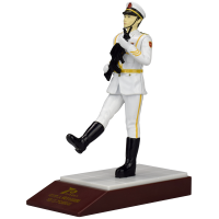 凯迪威 合金兵人模型仿真阅兵解放军兵人玩具三军仪仗队军事模型礼品收藏品 海军-682001