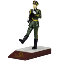 凯迪威 合金兵人模型仿真阅兵解放军兵人玩具三军仪仗队军事模型礼品收藏品 陆军-682002