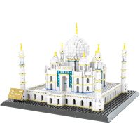 万格积木 世界著名建筑兼容乐高拼装积木大号名胜古迹房子系列模型小颗粒儿童玩具 阿格拉泰姬陵1505片