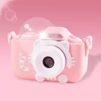 儿童数码照相机微型迷你单反儿童宝宝玩具3200万前后双摄 Wifi版可爱猫(3200万超清32G内存卡)赠