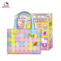 凯蒂猫拼包包玩具过家家女孩手工创意拼接时尚diy包包玩具 KT8525百变时尚包
