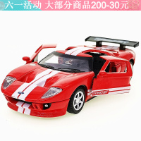 福特野马GT350合金汽车模型 儿童回力玩具车仿真汽车合金车模 福特GT红色