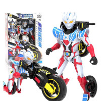 奥特曼迪迦欧布捷德奥特曼卡片可动玩偶公仔变身器儿童拼装超人玩具男孩声光人偶 奥特机甲泰迦奥特曼