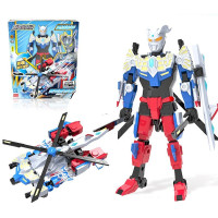 奥特曼迪迦欧布捷德奥特曼卡片可动玩偶公仔变身器儿童拼装超人玩具男孩声光人偶 奥特机甲赛罗奥特曼