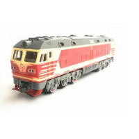 儿童电动火车轨道玩具 中国东风4B内燃机车仿真列车模型轨道套 东风4D车头(花老虎仅有车头) 充电套装(含3节充电电池)