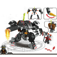 幻影忍者巨龙兼容乐高积木男孩子拼装飞天机甲神龙人仔大电影龙族 寇的机甲