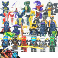 兼容乐高幻影忍者系列大电影男孩子拼装人仔积木力儿童玩具 24款幻影忍者蛇怪之战