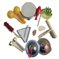 奥尔夫儿童打击乐器玩具 幼儿园小学生16件打击套装组合教具 大号中小学生10件套