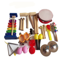 奥尔夫儿童打击乐器玩具 幼儿园小学生16件打击套装组合教具 15件打琴套装