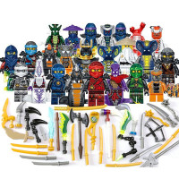 兼容乐高幻影忍者人仔金战车小人偶儿童男孩子拼装积木玩具 24款蛇怪人仔