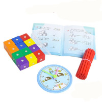 磁性正方体积木六面磁铁磁力小方块可拆卸立体王几何数学教具积木 盒装磁性正方体12粒(收藏送数数棒)