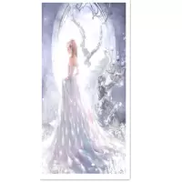 拼图1000片木质海贼王龙猫千语千寻卡通动漫平图星空风景定制玩具 白孔雀
