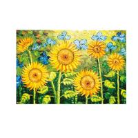 拼图1000片木质海贼王龙猫千语千寻卡通动漫平图星空风景定制玩具 向日葵