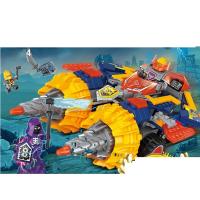 兼容乐高积木未来骑士团拼装6-7男孩子8玩具10岁幻影忍者 巨钻战车