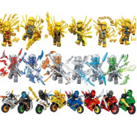 金幻影忍者人仔人偶兼容乐高拼装摩托战车忍者神龟儿童积木玩具5-12岁男孩子拼装模型玩具 幻影忍者20款