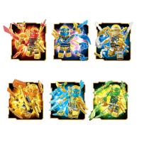 金幻影忍者人仔人偶兼容乐高拼装摩托战车忍者神龟儿童积木玩具5-12岁男孩子拼装模型玩具 时光之刃黄金版