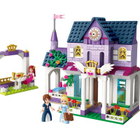 启蒙积木 莉娅 女孩拼装兼容 乐高玩具6-8-10-14岁生日 皇家御书院