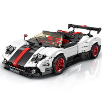 兼容乐高科技机械组MOC车模拼装积木仿真911跑车赛车汽车创意跑车立 13105跑车PAGANI风之子960颗粒（静态版