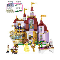 兼容乐高迪士尼米老鼠冰雪公主灰姑娘拼装玩具艾莎城堡兼容乐高积木女孩子公主系列冰雪奇缘6-14岁 魔法城堡