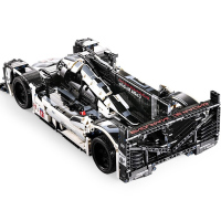 拼插积木二战军事坦克遥控电动拼装积木玩具车保时捷遥控赛车跑车模型兼容 【SLT1710】保时捷919超级赛车（无动力版）