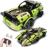 兼容乐高科技机械组电动积木遥控赛车拼装模型玩具变形跑车大坦克拼插儿童 [SLT1253]遥控积木碧影狂魔2变335pcs