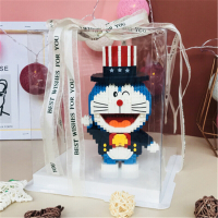 兼容乐高小颗粒哆啦A梦小叮当猫蓝胖子拼装玩具积木 4