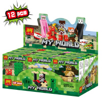 兼容乐高我的世界小人仔拼装积木人偶大全男孩子儿童玩具村庄 新我的世界12款人仔礼盒装
