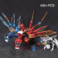 兼容乐高幻影忍者第十季杰的战斗机飞机人仔拼装积木男孩玩具 双元素神龙