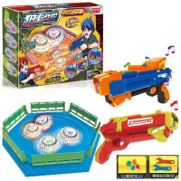 铭凌正版狙聚集击陀螺激光瞄准器战陀式发射器魔幻脱坨陀托驼螺声光超变战男孩儿童玩具 2款豪华套装(内含对战盘)