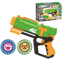 铭凌正版狙聚集击陀螺激光瞄准器战陀式发射器魔幻脱坨陀托驼螺声光超变战男孩儿童 大地狂炮-高级声光版(发射器+2灯光陀螺)