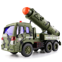 儿童大号军事导弹车玩具战争战队炮可发射战车男孩模型车 近程导弹车