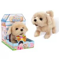 毛绒玩具仿真泰迪机器小狗儿童电动玩具狗金毛犬女孩玩具 金毛犬