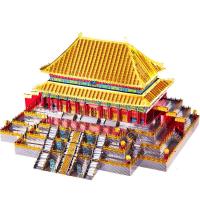 拼酷故宫紫禁城金属拼装模型3d立体拼图diy手工创意减压拼插玩具 太和殿(送简易工具)