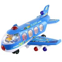创发儿童玩具 电动万向飞机空中客机 A380 幼儿玩具 宝宝音乐灯光小孩玩具 1111播音747大号客机