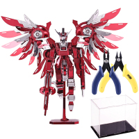 拼酷金属拼装拼插模型玩具3D立体拼图金属DIY创意飓风圣翼家居摆件饰品 飓风圣翼+19号防尘罩+初级工具组