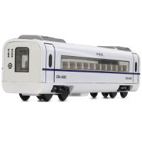华一合金火车仿真模型玩具汽车模型高铁CRH和谐号动车 车厢一节