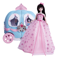 安丽莉娃娃玩具套装洋娃娃女孩儿童过家家玩具公主娃娃大礼盒换装衣服生日 66030A梦幻化妆之旅