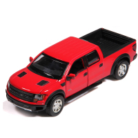 汽车模型仿真金属奥迪Q7 合金车模型玩具 带声光回力 车模X6迷你A7猛禽皮卡 猛禽皮卡红色款