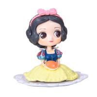 白雪公主摆件公仔迪士尼玩具车摆动漫卡通人偶女孩生日圣诞节 白雪公主坐版-浅色