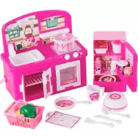 过家家玩具女孩小马宝莉玩具套装冰激凌店厨房仿真蛋糕模型儿童玩具礼盒装 梦幻厨房